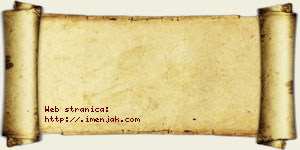 Kristina Radnović vizit kartica